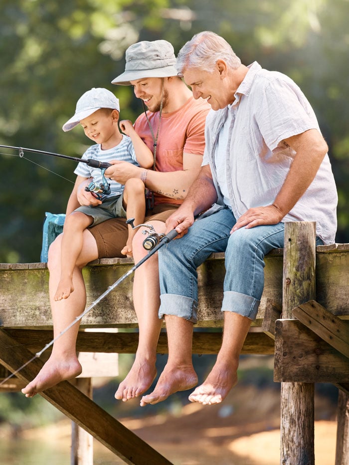 Family enjoying time together